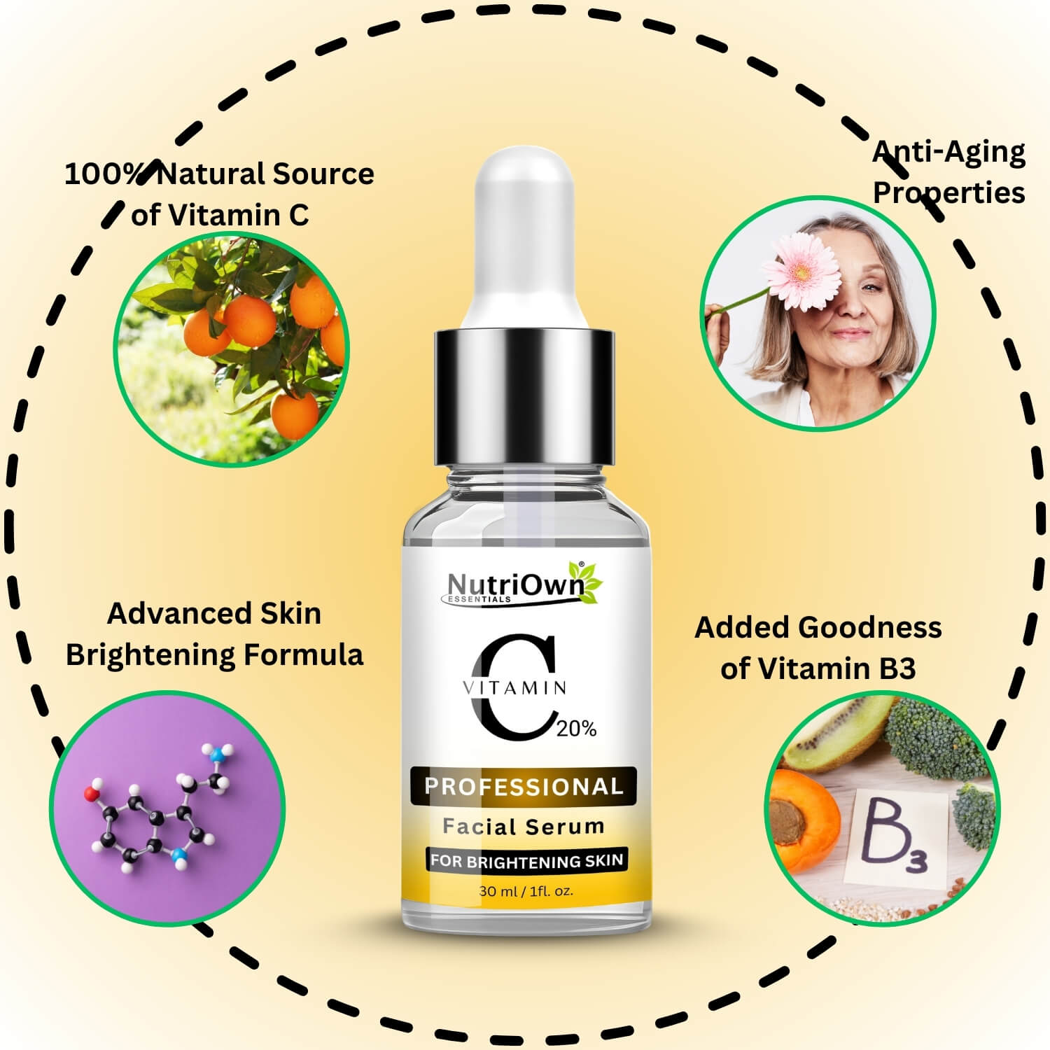 Nutriown Vitmain C Serum for face