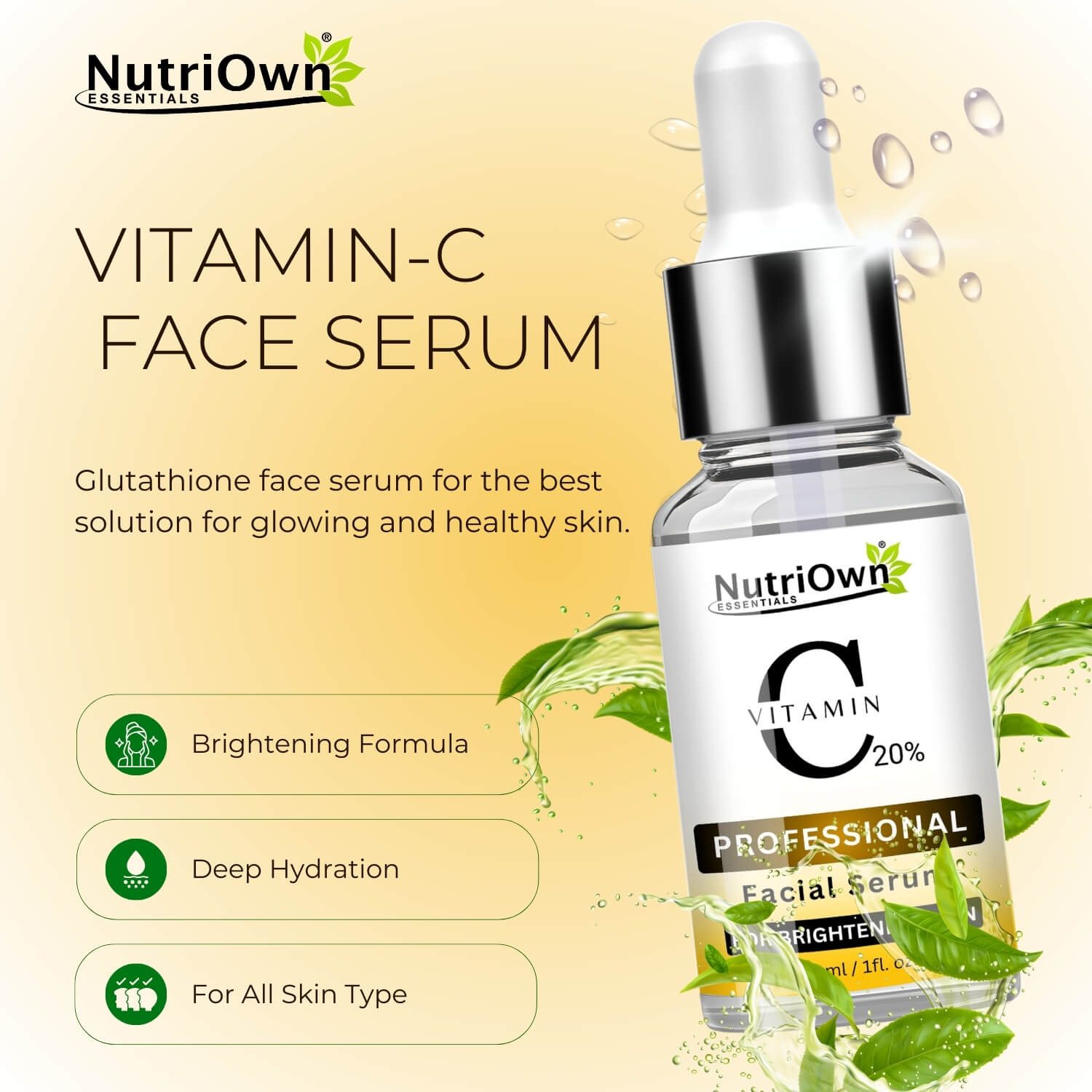 Nutriown Vitmain C Serum for face