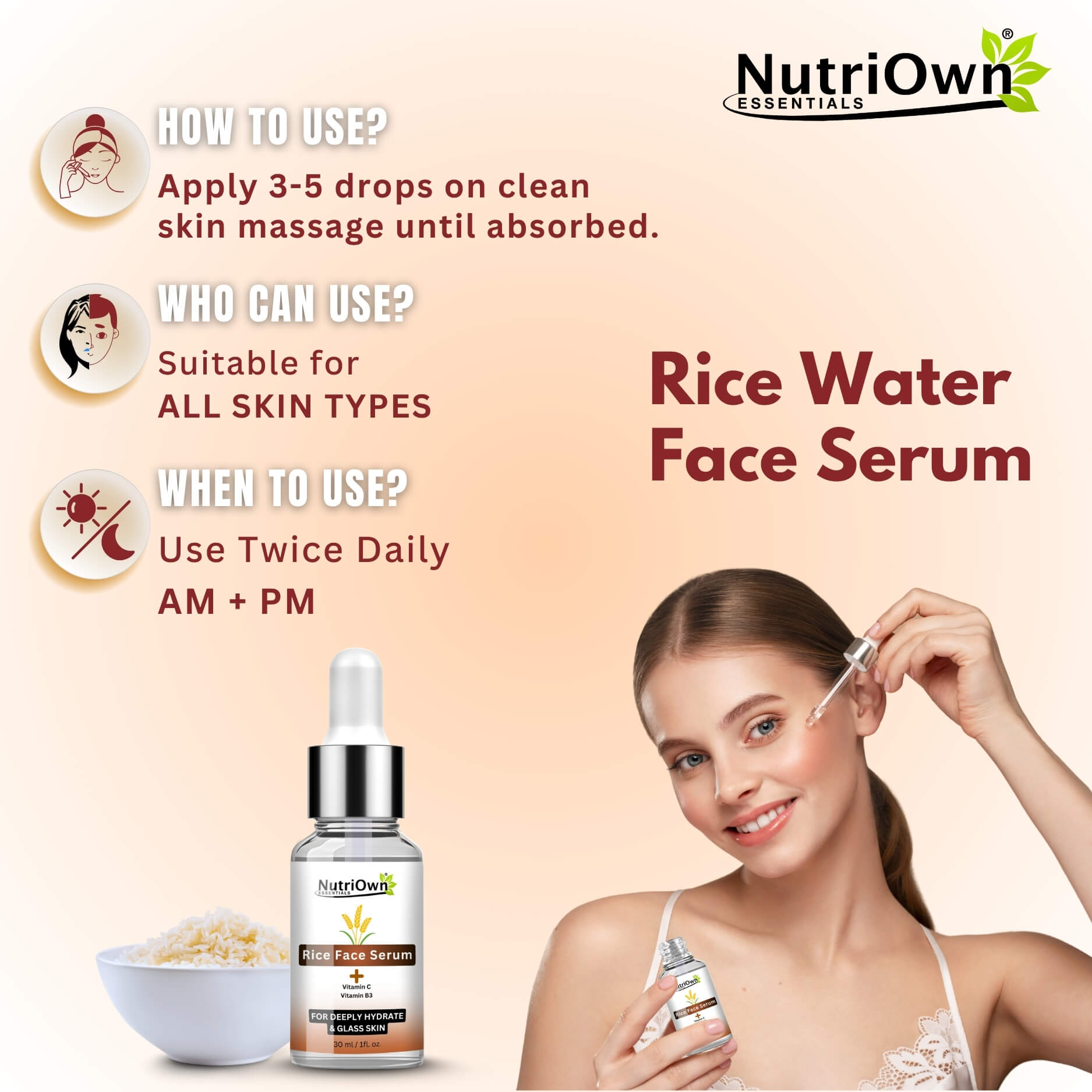 rice water face Serum